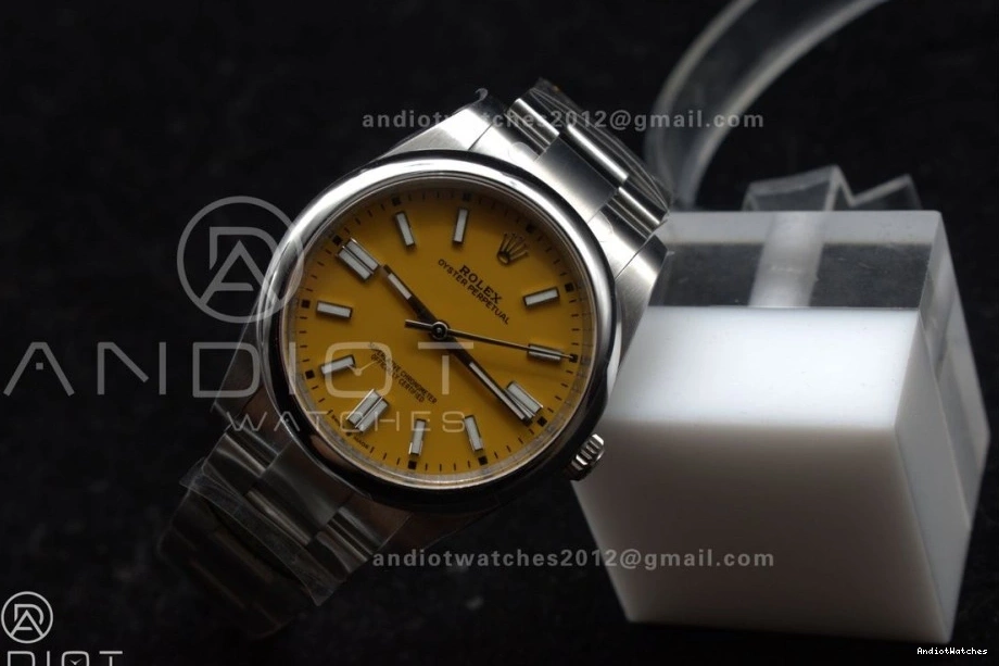 Oyster VR 937 904L Clean Best Edition 124300 1:1 Yellow Steel OnTrend 41mm Dial Perpetual 0417